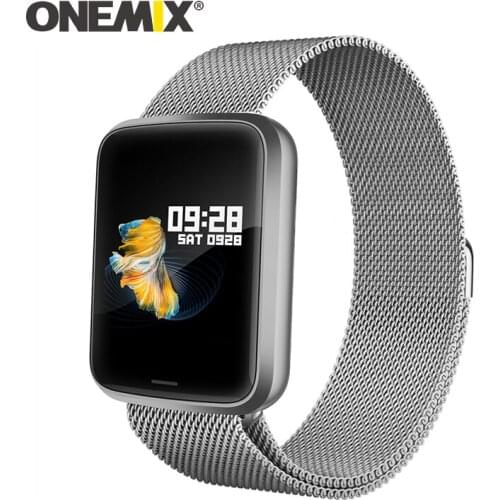 ONEMIX Men Watch Smart Bracelet Band With Heart Rate Monitor Women Blood Pressure Tracker Bluetooth Pedometer Wristband