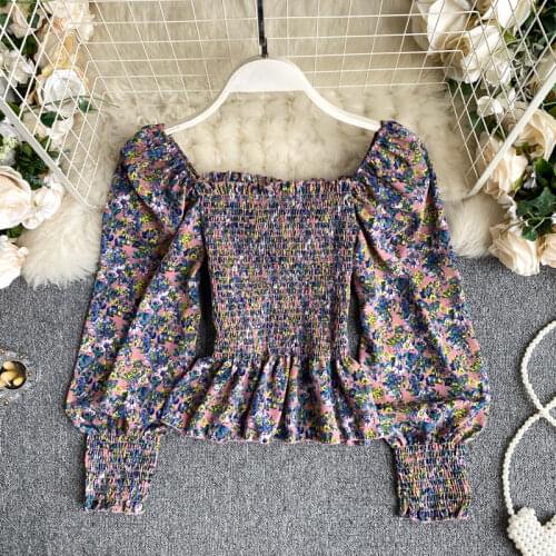 Блузки с цветами UTHDJKDS China At AliExpress