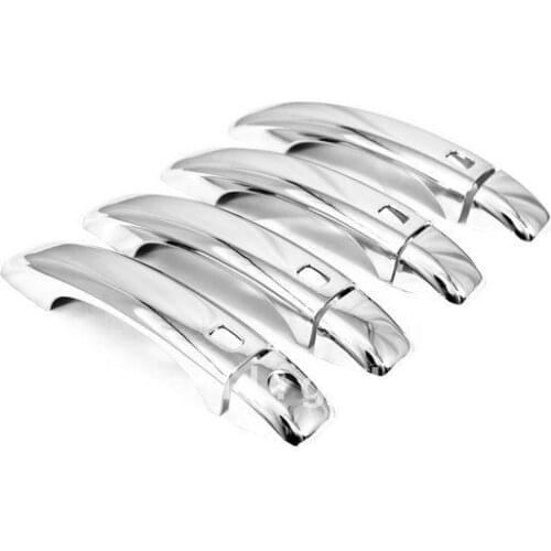 High Quality Triple Chrome Plated Door Handle Cover for Audi Q5 for Audi A4 B8 free shipping
