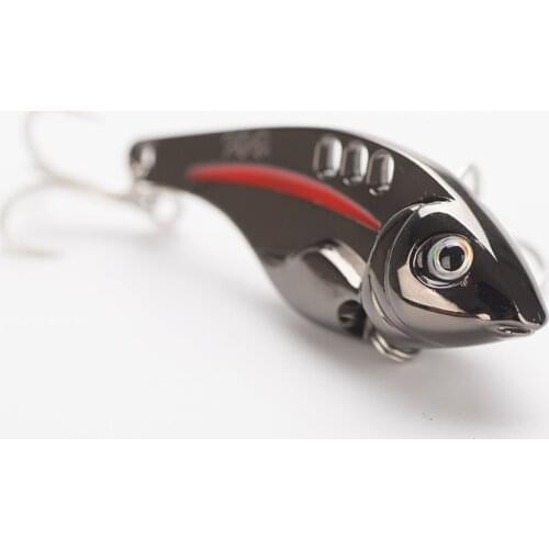 1PCS Fishing VIB Vibrations Metal Spoon Lures 10g 15g 20g Artificial Hard Bait With Treble Hook Bass Pesca Tackle