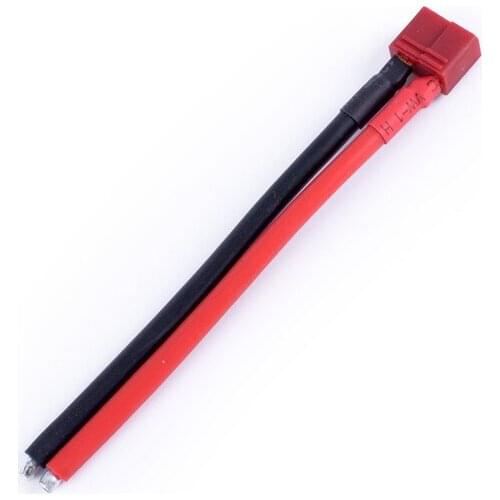 2pcs Deans Style T Plug Male Female Connector Silicone Wire With 10CM 14awg