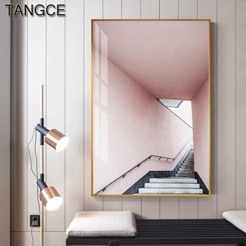 Abstract Strange Space Canvas Painting Nordic Wall Art Modern Combination Posters Minimalist Print Wall Pictures for Living Room