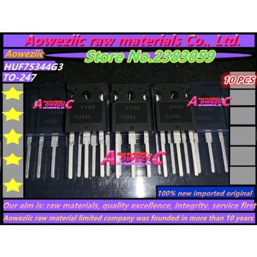 Aoweziic 100% new imported original HUF75344G3 HUF75344G 75344 75344G TO-247 field effect transistor 55V 75A