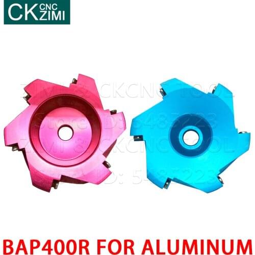 BAP400R 50 63 80 100 125 160 22 27 3T 4T 6T 7T 8T 90 Degree Milling Cutter face mill for APMT1604 H01 Carbide aluminum inserts