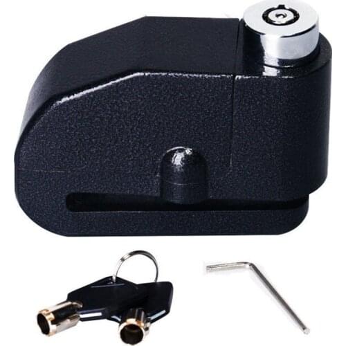 100DB Motorbike Motorcycle Alarm Lock Bicycle Pit Bike Scooter Anti-theft Alarm Wheel Disc Brake Security Safety Lock