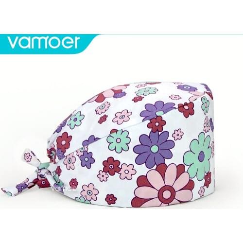 Medical head cap High quality cotton surgical cap dental care scrub cap beauty salon nurse cap spa lab scrub caps wholesale