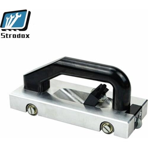 PVC floor leather slotted guide wheel manual push knife for plastic floor of sports badminton court slotter slitting knife