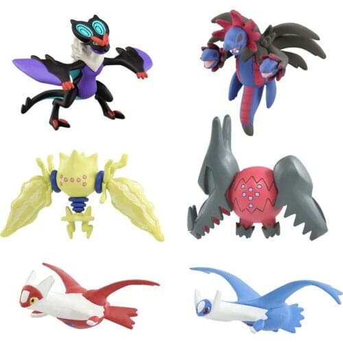 Takara TOMY MC MS Pokemon Pocket Monsters MS44 Hydreigon Noivern Regieleki Mini Anime Figure Toys Model Collectibles Gift New