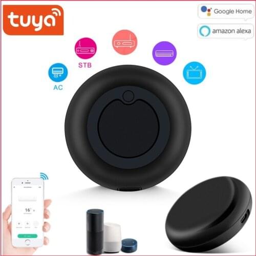 Tuya Smart Wireless WiFi-IR Remote Controller Tuya/Smart Life APP WiFi Infrared Remote Controller Air Conditioner TV For Alexa