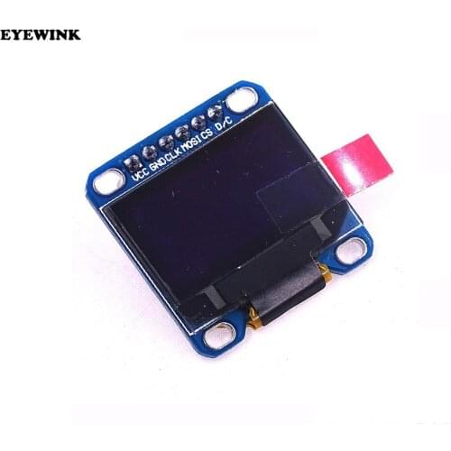 10PCS 6Pins 0.96 Inch SPI I2C OLED Digital SSD1306 Display 12864 SPI interface Blue LCD Display Module DIY For Arduino