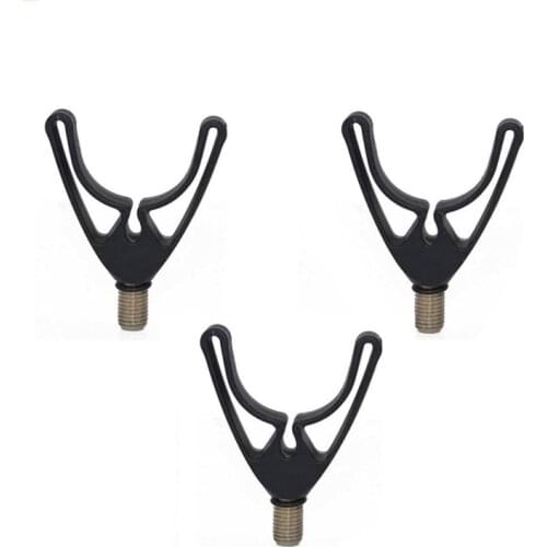 3 Pcs Carp Fishing Rod Rest Head Gripper Butt Rest Gripper for Fishing Sticks Rod Pods Carp Coarse Fishing