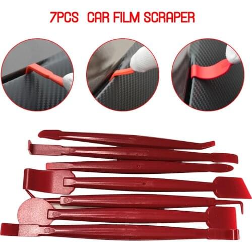 7Pcs Car Vinyl Wrap Window Tint Film Tools Kit Squeegee Retractable Utility Cutter Corner