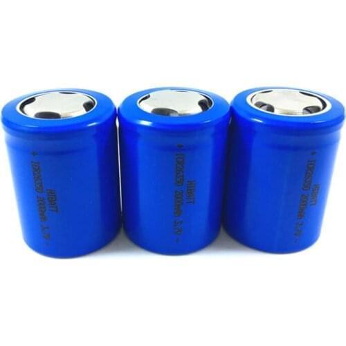 2pcs 3.7V 2000mAh ICR battery 2AH 26350 bateria pack 3.7V lithium cobalt 26650 Rechargeable for smart cradle head Flashlight