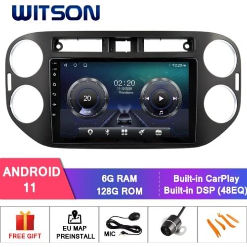 WITSON 9'' BIG SCREEN Android 10 Quad core 4GB RAM CAR RADIO FOR VOLKSWAGEN TIGUAN 2010-2012+1024x600 HD+DVR/WIFI+MirrorLink
