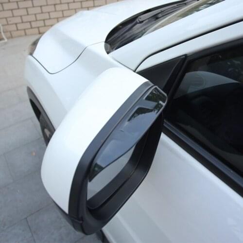 Car Rearview Mirror Rain Snow Shield Cover for Honda HR-V HRV Vezel 2014 - 2018 ABS Car Rearview Mirror Sun Visor Shade Sticker