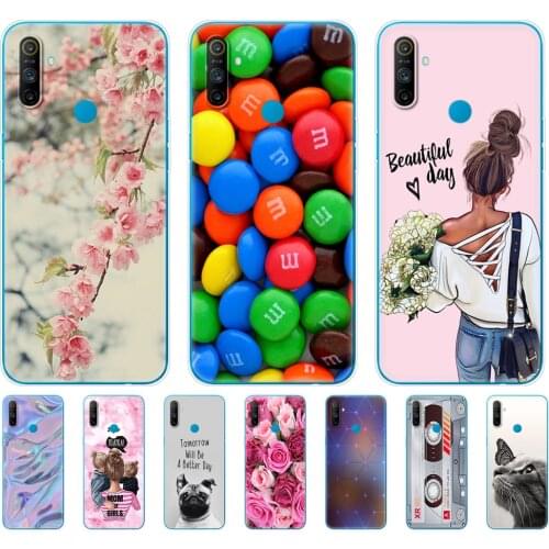 For Realme C3 Case Soft Silicon TPU Back For OPPO Realme C3 RMX2020 C 3 RealmeC3 Protective Phone Cover Coque Capa Funda 6.5inch