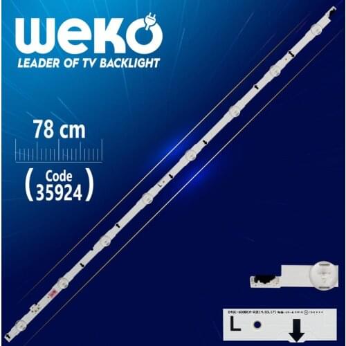 D4GE-600DCA-R2, 30434A 8 LED 78 CM