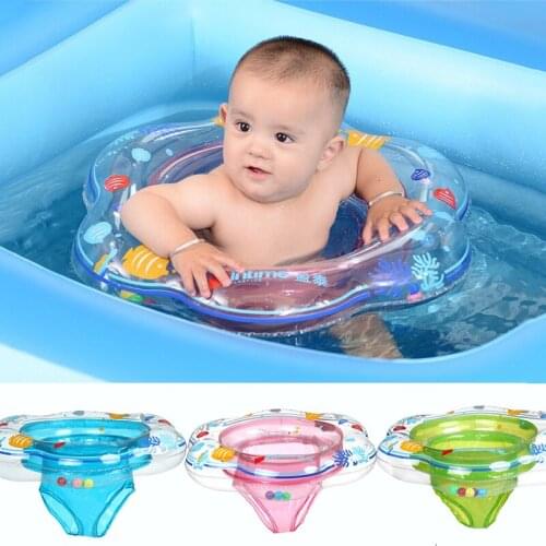 Kids Baby Swimming Ring Durable Inflatable Float Swimming Pool Ring Double Leak-proof Swim Safety Water Toys Pool Accessories