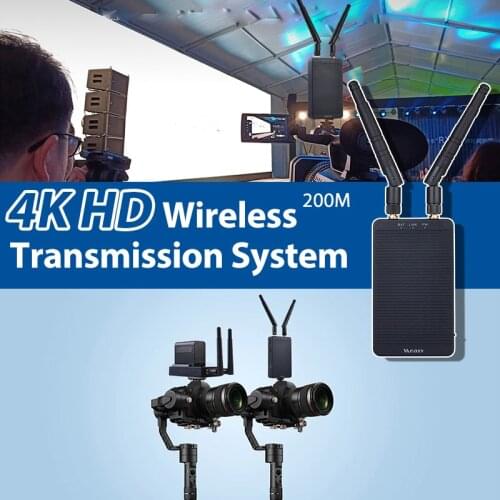 Measy Tour T1 4K HD 656 Feet Wireless HDMI-compatible Transmission 5G Transmitter Receiver Kit for Vlog Live Streaming Camera
