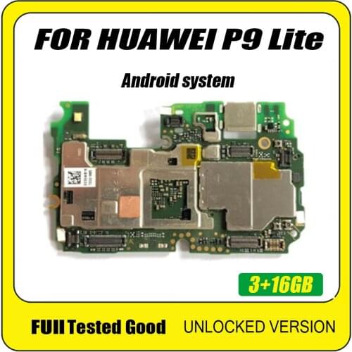 3+16GB for Huawei P9 Lite Motherboard original unlocked for Huawei P9 Lite Motherboard Logic Board with full chips mainboard