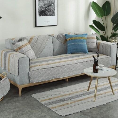 Non-slip Modern Sofa Bed Cover for Living Rom Slipcovers Stretch Sofa Covers All-inclusive Couch Corner Cover Cushion Blanket