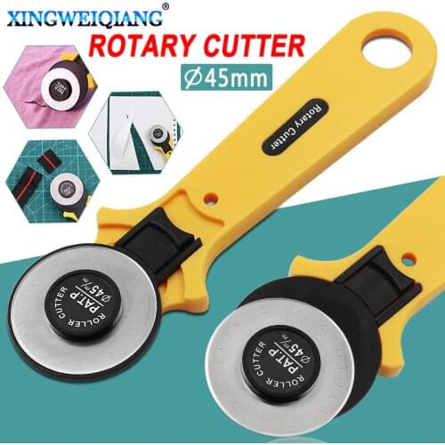 28mm 45mm Patchwork Roller Wheel Round Knife Cloth Cutting Knife Knife Leather Craft Fabrics Rotary Cutter For Leather Fabrics
