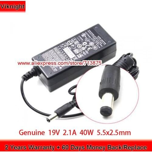 Genuine 19V 2.1A 40W 19032G ADS-40SG-19-3 AC Adapter for HP 27EA 27-INCH IPS DISPLAY