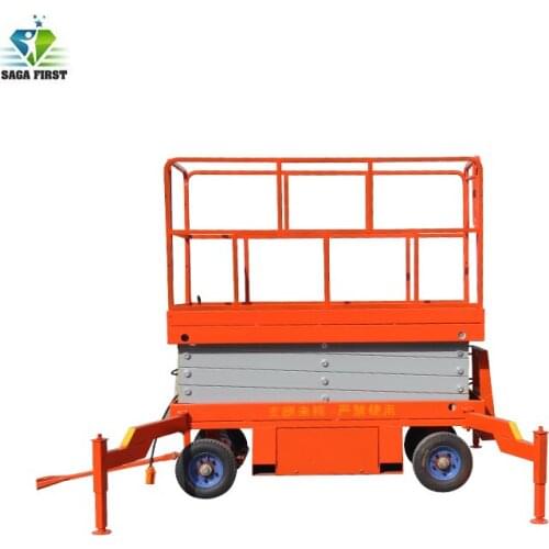 Outdoor Aerial Work Lift Platform Electric Mobile Scissor Lift