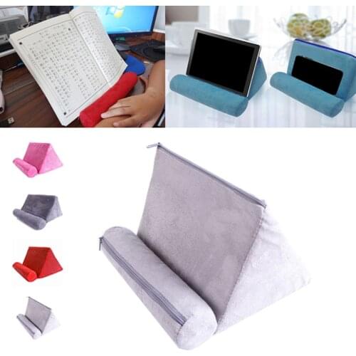 Sponge Pillow Tablet Stand For iPad Tablet Holder Soft Book Phone Support Bed Rest Cushion Tablette Reading Holder