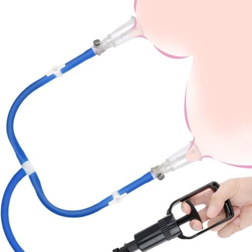 Hand Held Vacuum Pumps Clitoris Stiumulator Nipple Enhancement Breast Enlarger Sucking Massager Sex Toys For Woman Erotic Shop