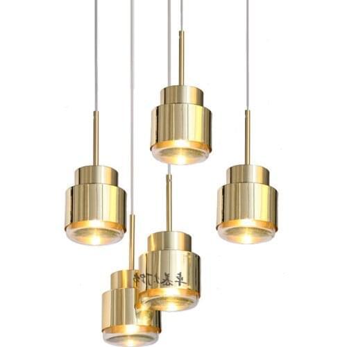 Nordic crystal design lamp lamparas de techo colgante moderna lustres lampes suspendues hanglampen lamparas de techo