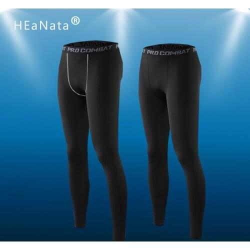 Sports Pants Mens Sweatpants Trousers Tights Pants Elastic Quick Dry Stretch Slimming Fitness Jogging Workout Skinny Running