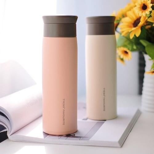 Double Wall Vacuum Insulated Thermal Water Bottle with Infuser for Tea Coffee Travel Mug Vacuum Flasks for Car 350ml 500ml