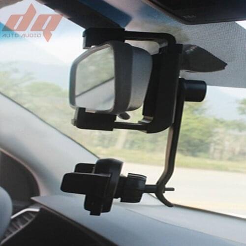 Universal Car Phone Holder Mount Bracket Stand 360 Degree Rotation Rearview Mirror High Quality For Smart Mobile Cellphone Safe
