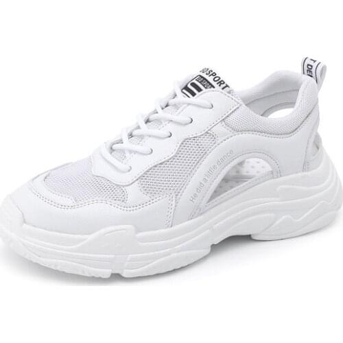 2021 spring and summer old father style Jiakong net womens shoes, leisure sports shoes, leisure board shoes, high-rise shoes