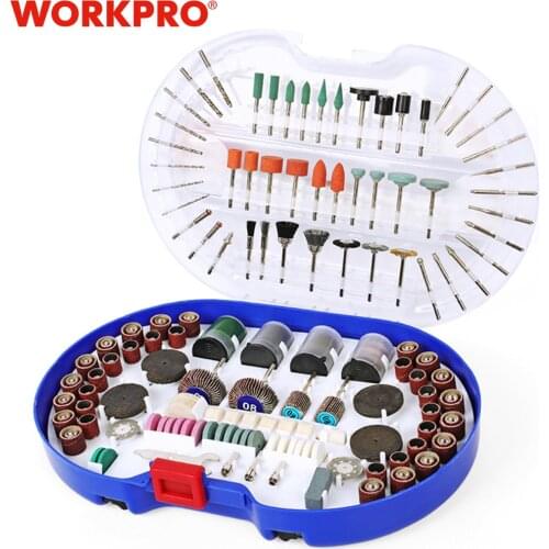WORKPRO 276PC Rotary Tool Accessories for Dremel Mini Drill Bit Set Abrasive Tools Grinding Sanding Polishing Cutting Tool Kits