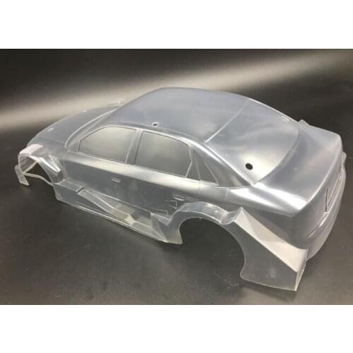 1/10 on road car clear thicken body wheelbase 265mm for 1/10 tamiya hsp hpi trxx car