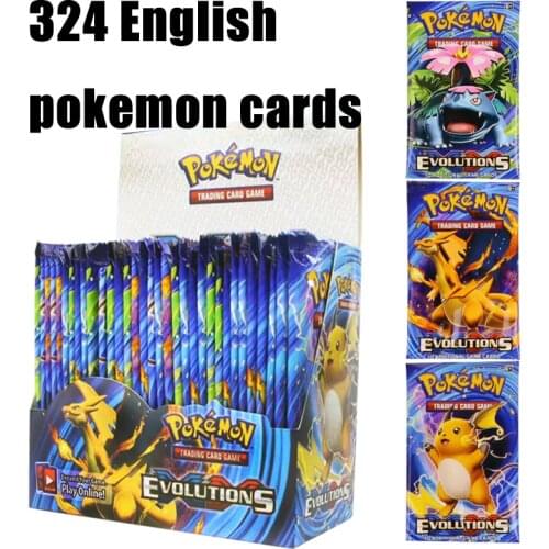 2021 Newest Pokemon 324 pcs/set Cards Toys English Trading Card Game Sword Shield Collection Box