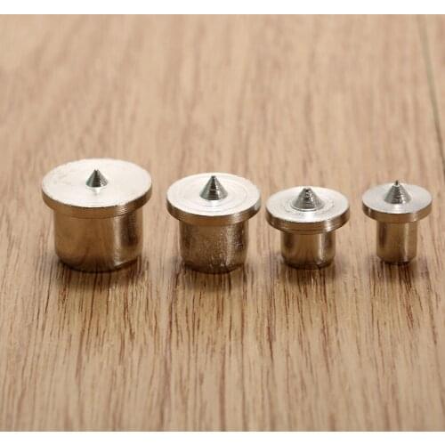 4Pcs 6mm 8mm 10mm 12mm Dowel Holes Drill Centre Point Pin Wood Joint Alignment Tools Dowel Center Transfer Plugs Set Power Tools