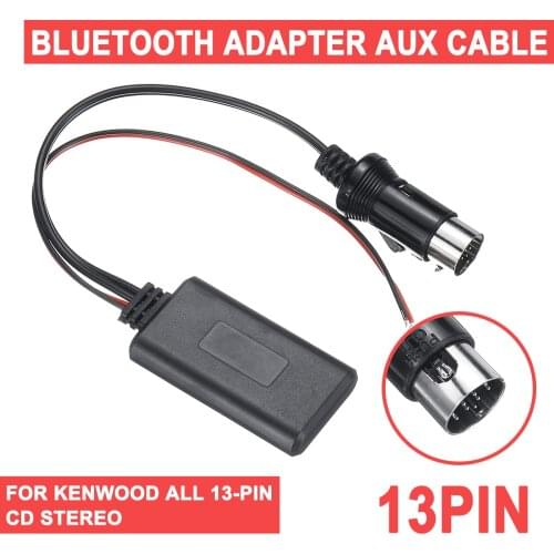 Audio Aux Cable Adapter Receiver All Car For Kenwood bluetooth Module 13-pin CD Stereo Car Electronics Accessories