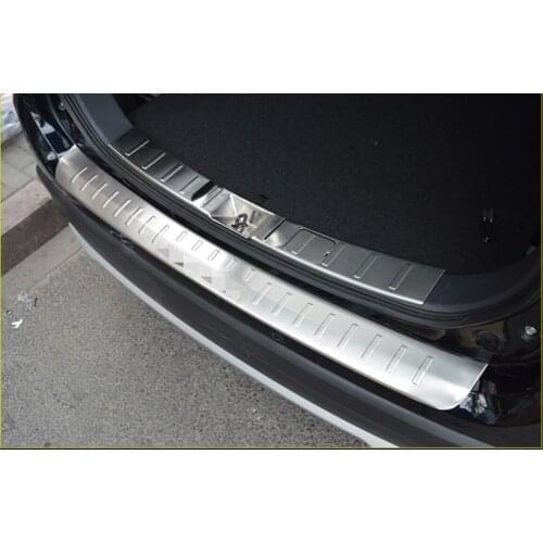 Car accessories For Mitsubishi Outlander 2017 Stainless Steel Rear Inner Trunk Boot Bumper Guard Plate Protector Molding Trim