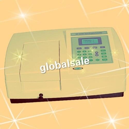 FREE SHIPPING UV-5200PC UV/VIS Ultraviolet Visible Spectrophotometer With Scanning Software 190-1100nm