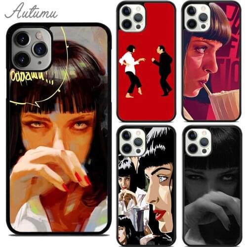 Greatest movie Pulp Fiction Phone Case for iPhone 11 12 Pro Max mini X XR XS SE 2020 5 6S 7 8 Plus Samsung S8 S9 S10 Cover shell