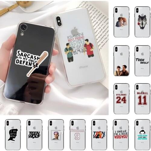 LVTLV Dylan O'Brien Teen Wolf Phone Case for iPhone 11 12 pro XS MAX 8 7 6 6S Plus X 5S SE 2020 XR case