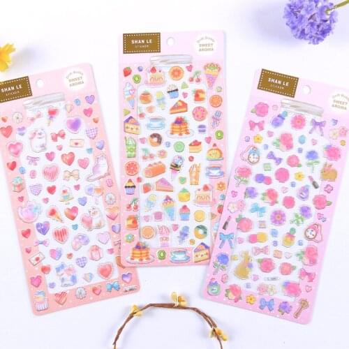 Cartoon 20 pcs/1lot drifting bottlediary deco Planner Stickers/note sticker/message sticker/Decoration Label/wholesale