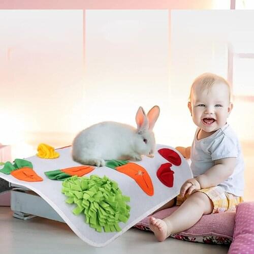 Pet Snuffle Mat Dog Slow Feeding Mat Washable Foraging Smell Training Puzzle Toy Pet Dog Stress Relief Sniffing Training Blanket