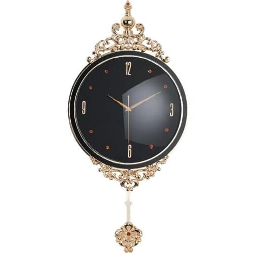 Nordic Modern Design Wall Clock Large Luxury Gold Living Room Simple Clock Wall Creative Quartz Wandklok Home Decoration AB50ZB
