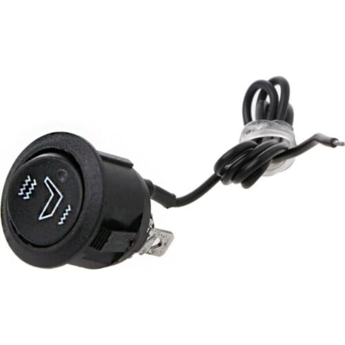 New 1 Pc DC 12V Universal 3 Pins Round Heater Motorcycle Vehicle Car Seat Rocker Switch Control On/Off
