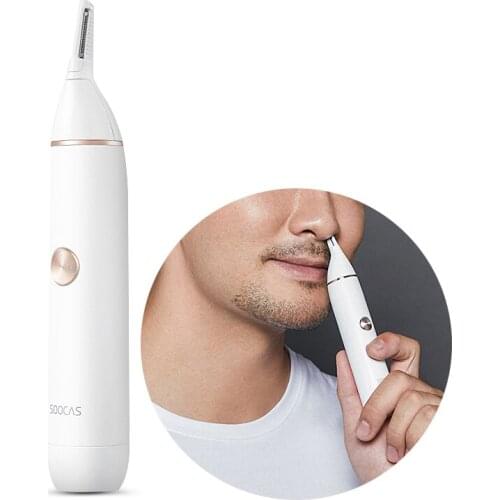 New Arrival mini Nose Hair Trimmer Portable Eyebrow Ear Hair Remover Electric Waterproof Safe blade washable
