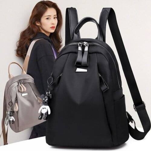 Casual Oxford Backpack Trendy Fashion Ladies Backpack Korean Travel Backpack Lightweight And Large-capacity Waterproof Backpack